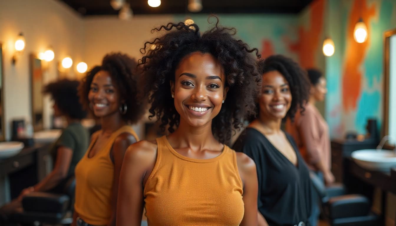 Équipe de professionnels de la beauté